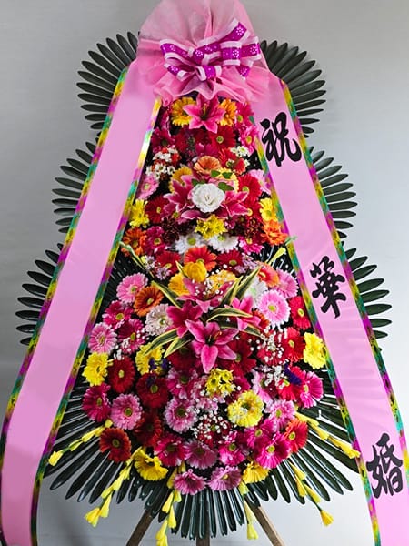 수원 노블레스웨딩 컨벤션 가장 인기있는 3단화환 기본형